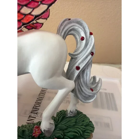 Hamilton Collection Jeweled Reflections Ruby Regalia Unicorn USED w/Box & COA - Picture 12 of 16